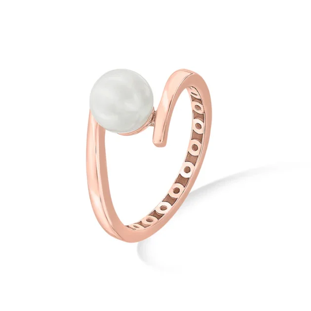 Blush Ocean Pearl Gold Rings - Image 3